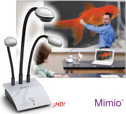 Cámara documento HD p/aprendizaje interactivo en aulas multimedia Mimio H340