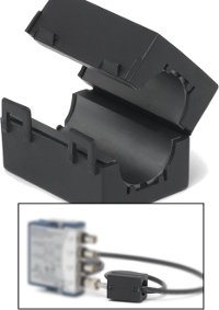 Supresor de interferencias EMI p/cables de señal conectados a NI-9401, c/cazoleta de ferrite y guarda plástica 782803-01