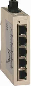 Switch Ethernet Industrial, no administrado, 5 puertos SCH TCSESU053FN0