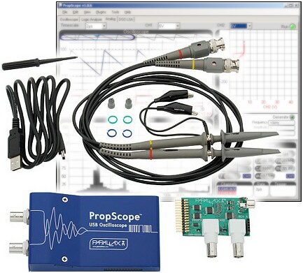Osciloscopio digital p/PC PropScope USB 32220