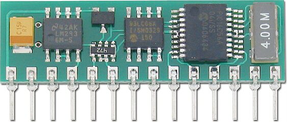 Microcontrolador c/intérprete Basic Stamp 1 incoporado BS1-IC