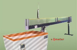 Sistema multipropósito con canal abierto de 2,5 m, caudalímetro y accesorios básicos C4-MkII-2.5M-11