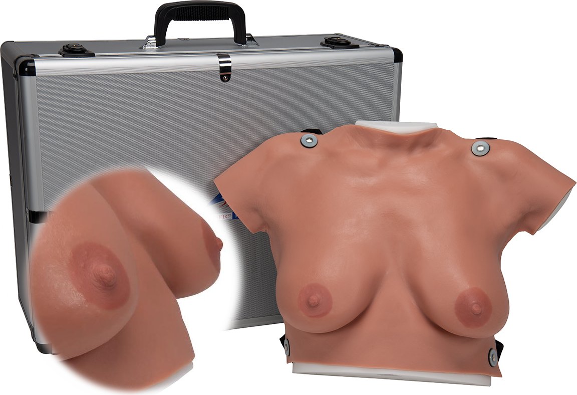 Modelo para la autoexaminación de mamas para colgar  L50