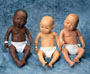 Bebé de Cuidado Afro-Americano, masculino  W17004