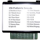 Simulador de ruidos estetoscópicos: memoria c/corazón infantil W49405