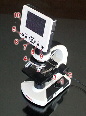 Manual resumido del microscopio digital escolar D-EL2 D-EL2 Manual