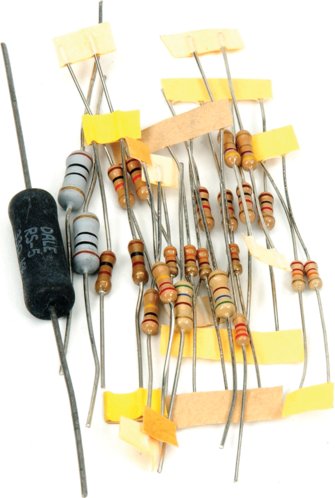 Surtido de 110 resistores para trabajos prácticos con mallas simples EM-8784