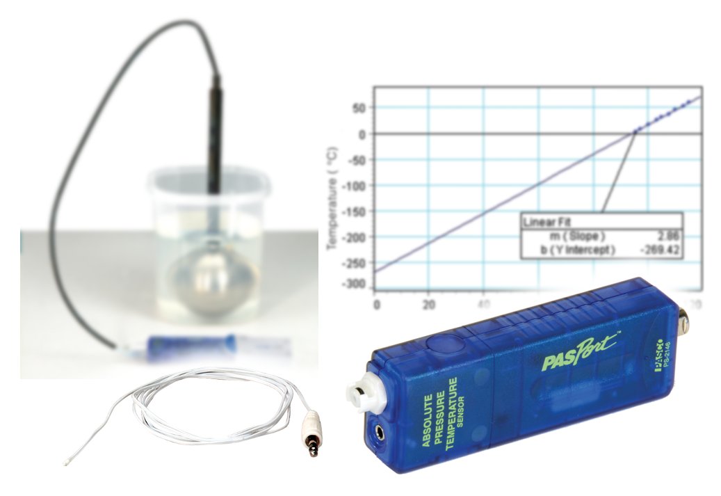 Sensor PASPort Dual de Presión Absoluta y Temperatura PS-2146