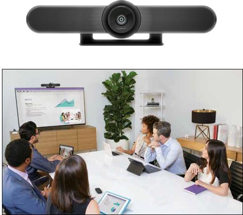 Sistema p/videoconferencia c/cámara UHD 4k y audio de alta fidelidad p/salas de hasta 8 personas LG MEETUP