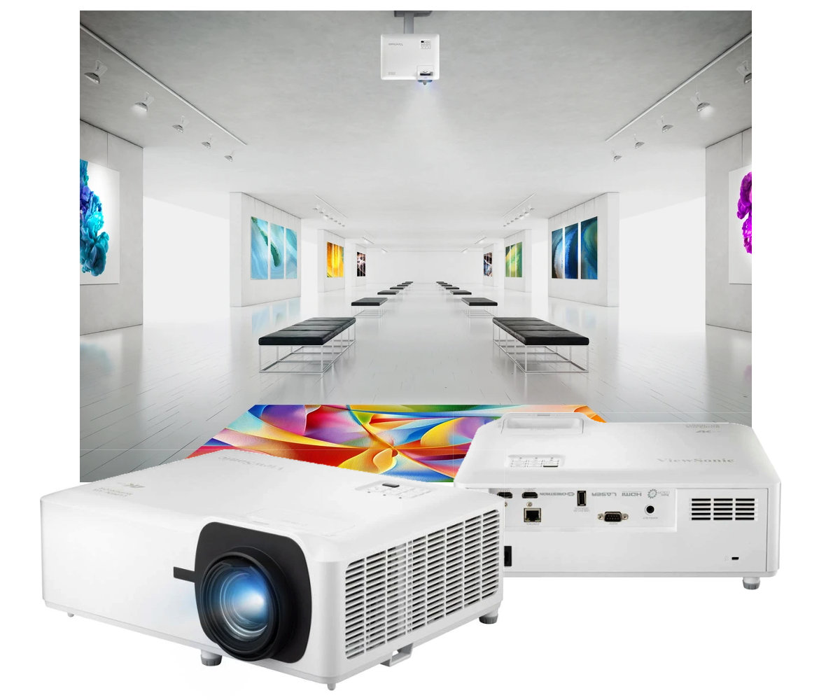 Proyector de video multimedia para auditorio HDR 4K, 5500 ANSI lúmenes, luminarias láser LS901-4K