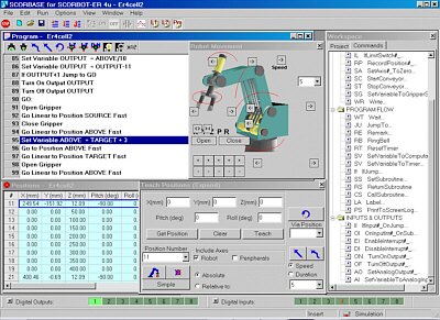 Software de programación y control para Robots SCORBOT ITK ScorBase