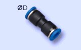 Conector tubo - tubo 4 mm PUC 04