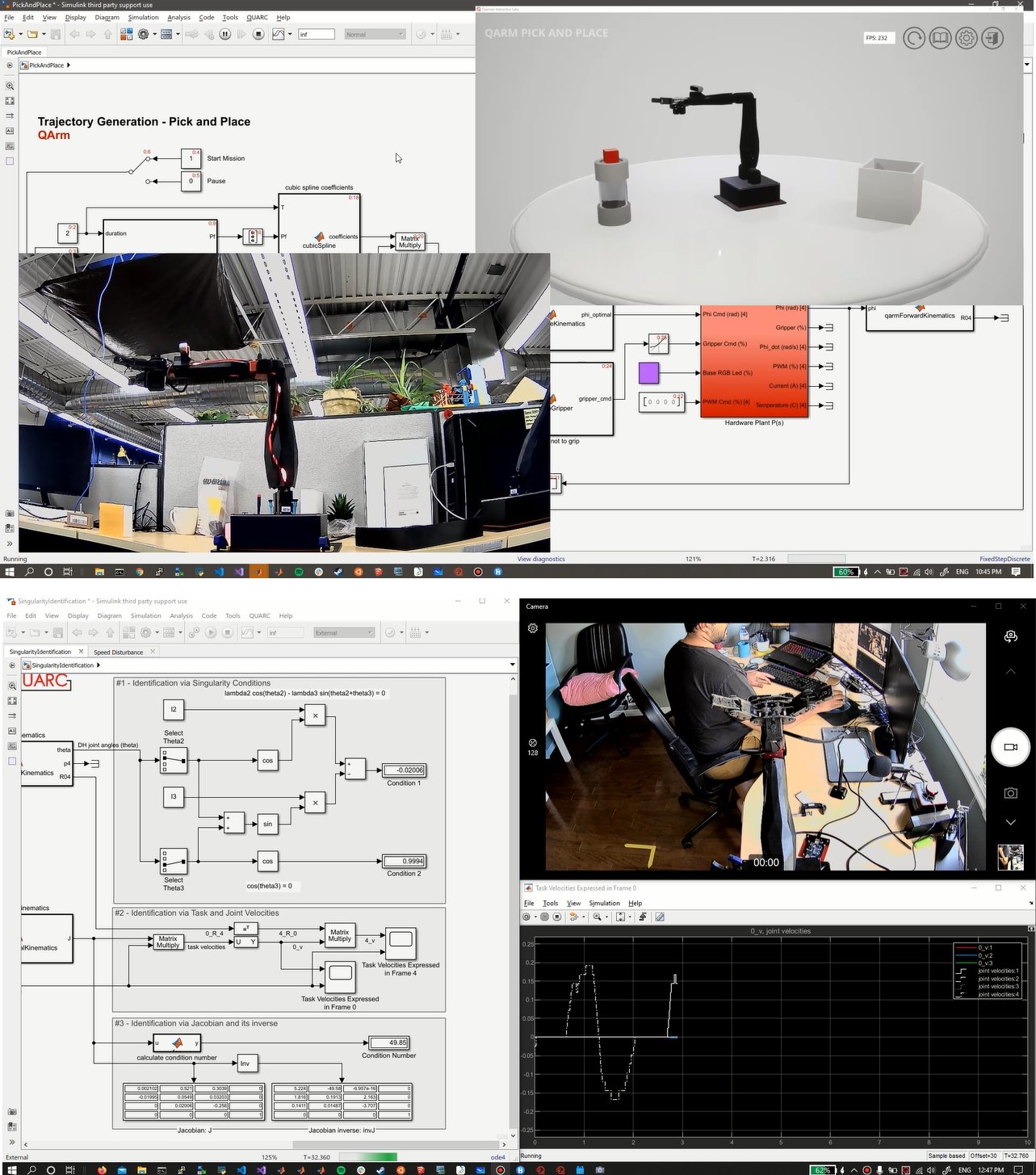 Módulo de control en tiempo real p/vincular Robots de Quanser con MATLAB/Simulink. Licencia para 1 puesto de trabajo QUARC Robotics