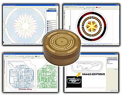 Software de diseño CAD/CAM (licencia para 1 PC, sin costo adicional, incluida con cada Fresadora o Router Denford) QuickCAM 2D Z