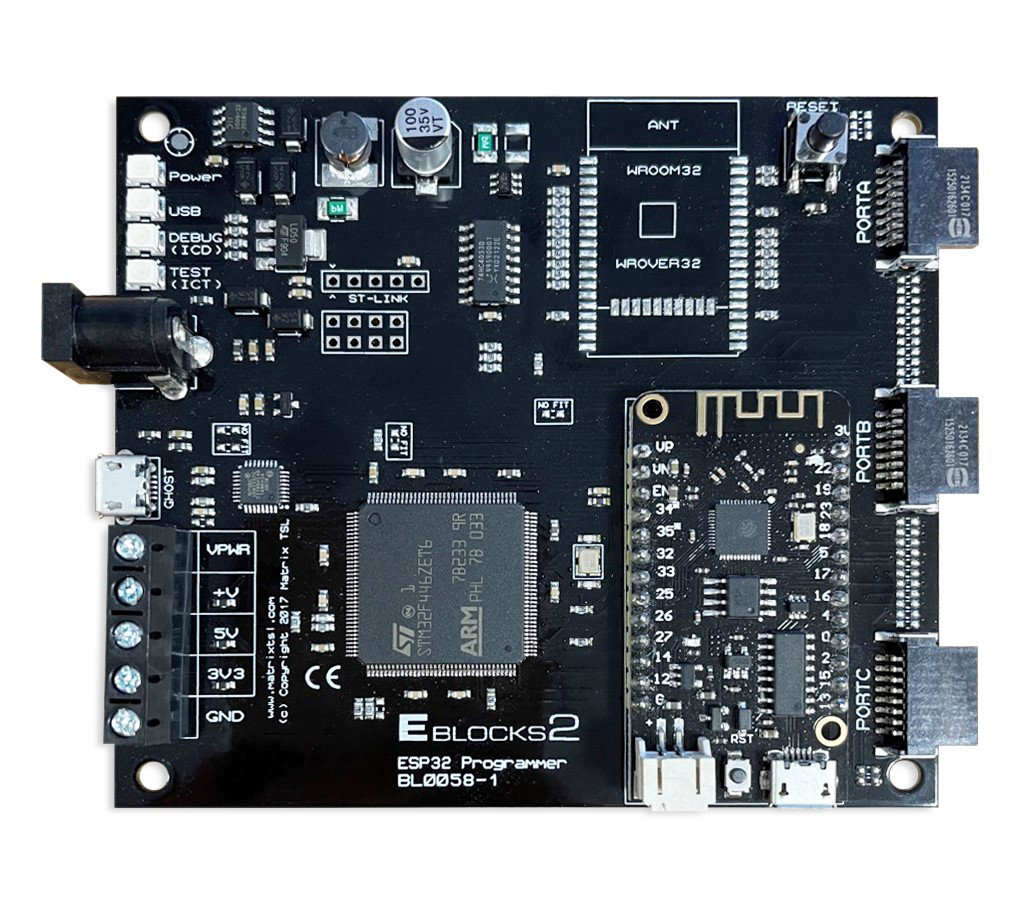 Placa madre E-block2 con ESP BL0058