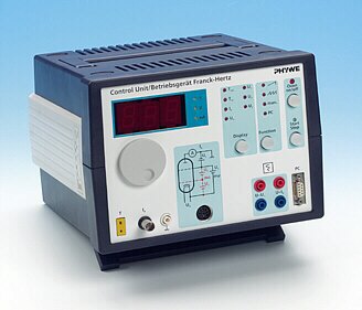 Unidad de alimentación y control de tubos, medición y comunicación a PC p/aparato de Franck-Hertz Ph09105-99
