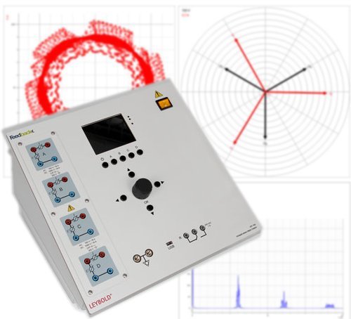 Módulo Adquisidor de Datos p/Instrumentación Trifásica Virtual Power Analyser CASSY Plus p/Laboratorio de Electrotecnia LD 727100