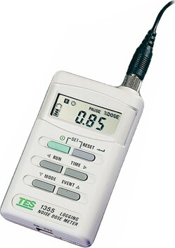 Medidor de nivel de exposición al ruido (dosímetro) con ponderador A TES-1355