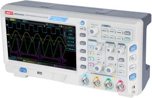 Osciloscopio digital 4 canales, 100MHz UPO2104CS