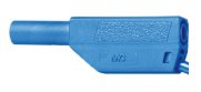 Safety connecting lead, 100 cm, blue LD 500642