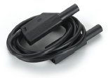 Safety connecting lead, 100 cm, black LD 500644