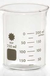 Vaso de precipitado de vidrio x 250ml VI3067