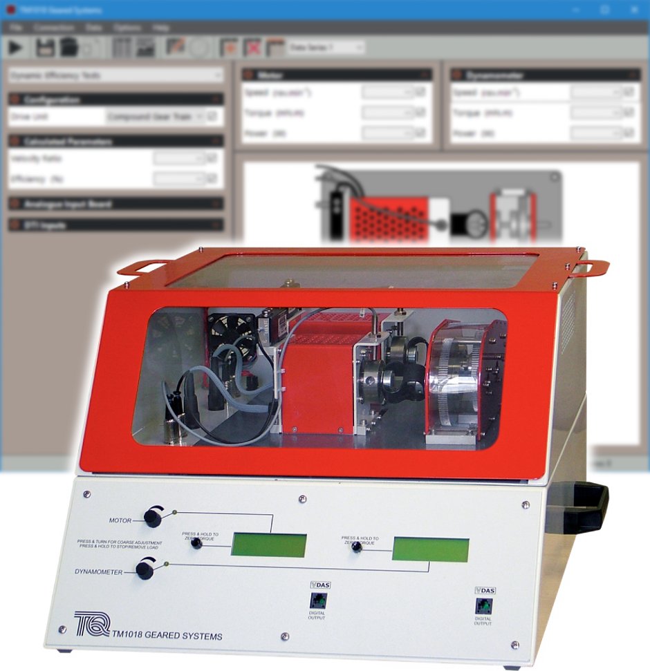 Módulo base de servicios comunes y dispositivo para estudiar sistemas de transmisión mecánica TM1018