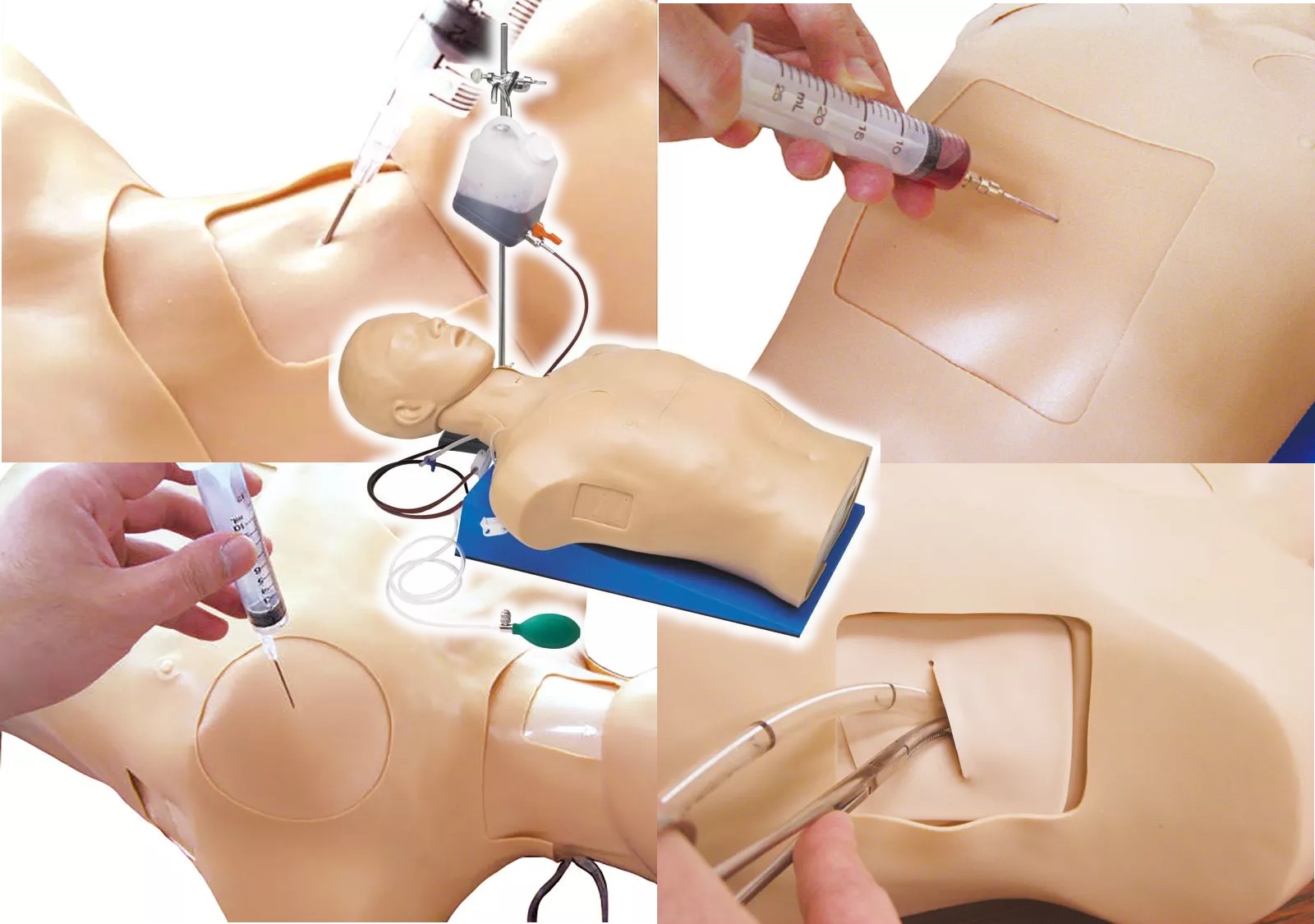 Simulador de trauma toráxico EZ LM93