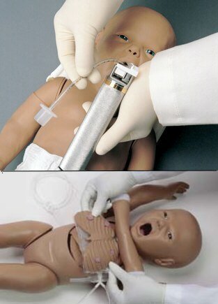 Modelo simulador neonatal p/prácticas avanzadas de intubación y RCP S320