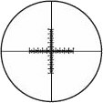 Retículo p/ocular de 20mm: Mira en cruz y regla micrométrica c/100 divisiones en 10mm 1101001401861