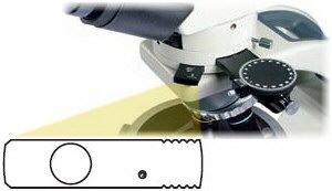 Placa vacía para insertar retardadores del usuario en microscopios de polarización 1101006700191