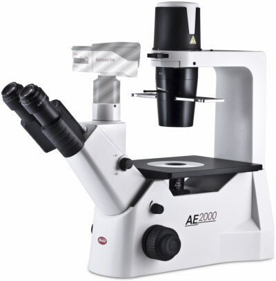 Microscopio Invertido Trinocular  - Paquete Básico AE2000 Trinocular