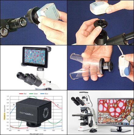 Cámaras Digitales para Microscopios Opticos y Lupas Estereoscópicas
