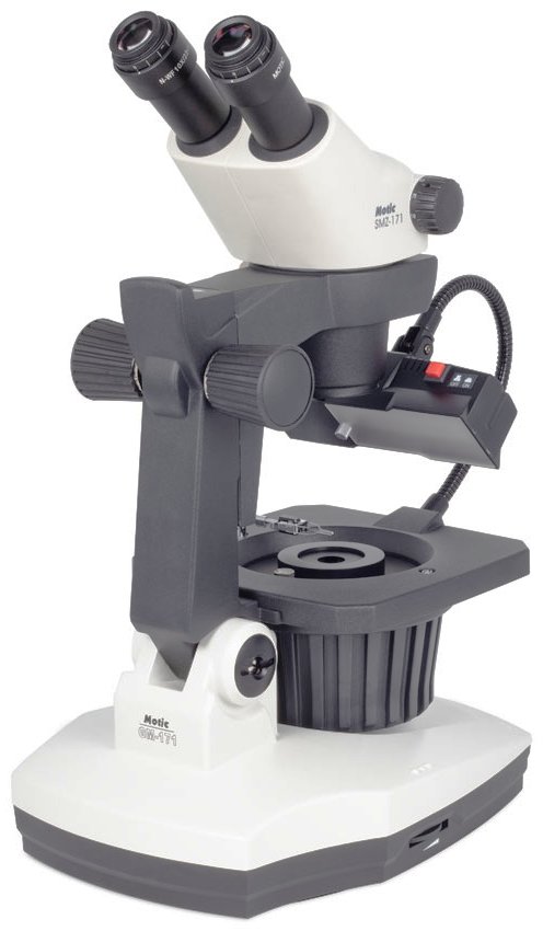 Lupa estereoscópica binocular de altas prestaciones para gemología GM-171 Bino Std