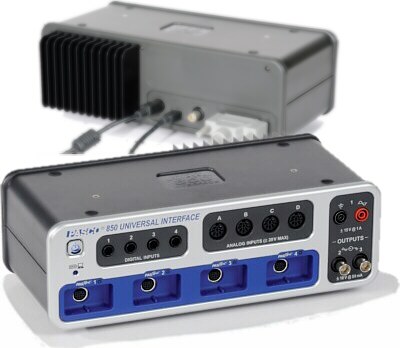 Interfase 850, compatible c/sensores ScienceWorkshop y PasPort, con múltiples entradas y salidas UI-5000