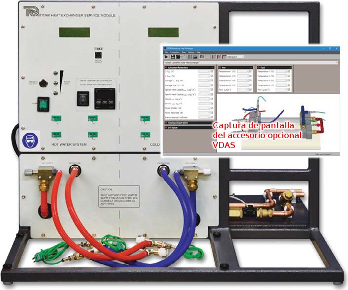 Módulo de servicios comunes para módulos de estudios de termotransferencia de la serie TD TD360